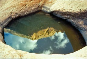 A waterpocket or pothole