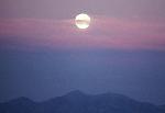 Moonrise over Henry Mountains