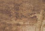 Abstract designs, geometric shapes, and handprints are also common petroglyphs found in Capitol Reef National Park.