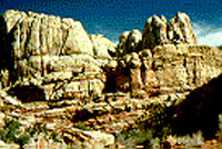 Navajo Domes rise above the desert floor