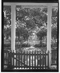 Oakland gate from front gallery