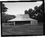 North side of blacksmith shop