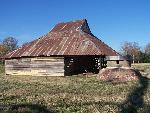 corn crib- after