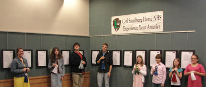Student Poets Recognized at Reception