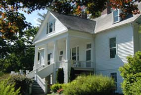 1838 antebellum home of Carl Sandburg and his family from 1945 to 1967.