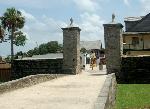 The City Gates approaching town