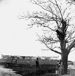 A rarely seen photo of the intact glacis