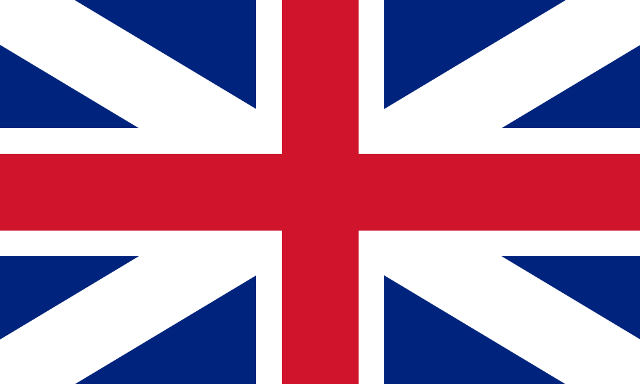 The British flag of the 1700s