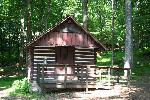 Cabin 44 exterior, Sleeps 3