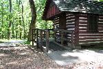 Cabin 44 exterior, Sleeps 3