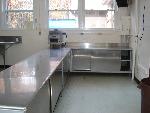 Serving area and toaster