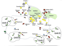 click for a larger map of Camp Greentop