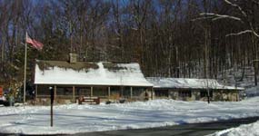 Visitor Center in winter