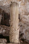 Veiled Statue in the Kings Palace of Carlsbad Cavern.