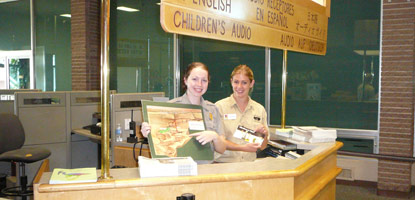 Information, maps and brochures are available at the information desk.
