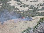 Second ignition on north hilltop.