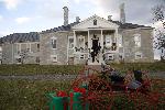 Belle Grove Manor House with decorated sleigh