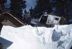 SnowCat on Cedar Breaks Cabin Roof
