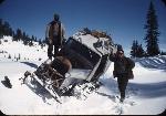 Snowmobile Tipping Over--Feb 1949
