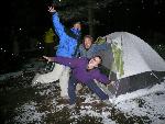 Snowing
