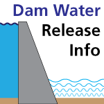 Dam water release info