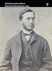 Black and white portrait of James Roswell King in business attire.