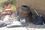 Pile of Trash from River 2010