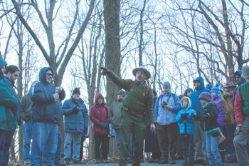 Park Historian Jim Ogden leads a tour of the battlefields of Chattanooga