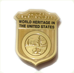 photo of World Heritage Junior Ranger badge