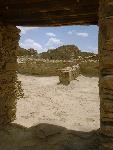 Photo of Chetro Ketl through a doorway