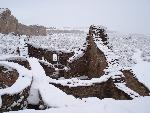 Photo of Pueblo Bonito in snow