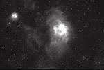 Photo of Lagoon Nebula, H-alpha