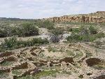 Photo of tri-wall structure at Pueblo del Arroyo