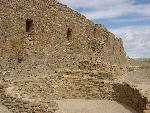 Photo of south wall of Pueblo del Arroyo
