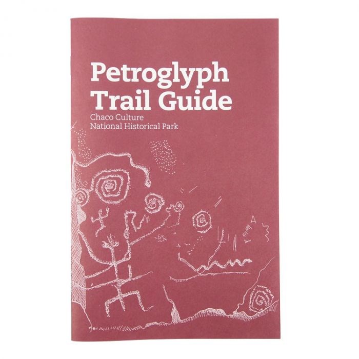 An informational booklet that says "Petroglyph Trail Guide"