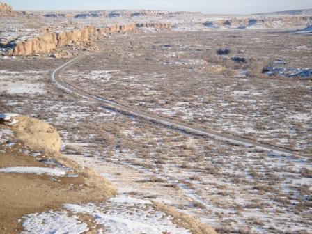 Canyon Loop Drive after snowfall