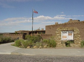 Photo of Visitor Center at Chaco Culture NHP.