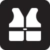 pictograph of a lifejacket