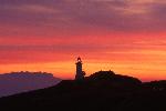 Anacapa Island, lighthouse at sunrise