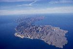 Santa Cruz Island aerial looking wes