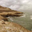 coastline with cliffs