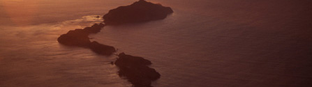 Aerial view Anacapa Island