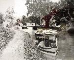 Launch approaching Pennyfield Lock