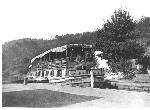 Boat entering 1st lock below Paw Paw Tunnel