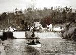 Boat enters widewater