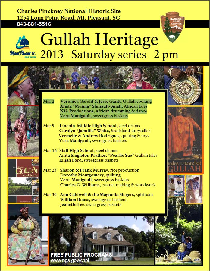 Gullah Programs 2013 Flyer