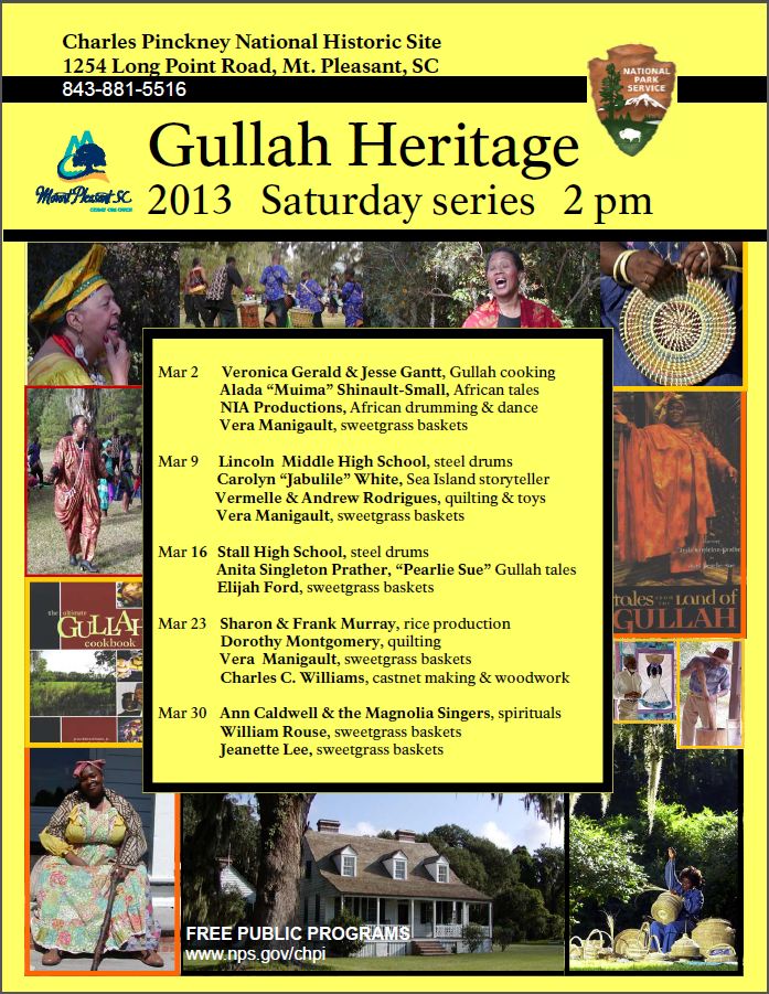 Gullah Programs 2013 Flyer