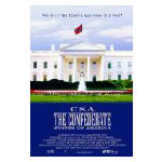 Poster for the mock documentary CSA: Confederate States of America depicting the White House with a confederate flag flying over it.