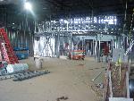 L)  Interior of exhibit space