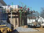 N) Workers Laying Brick, 1/30/2007
